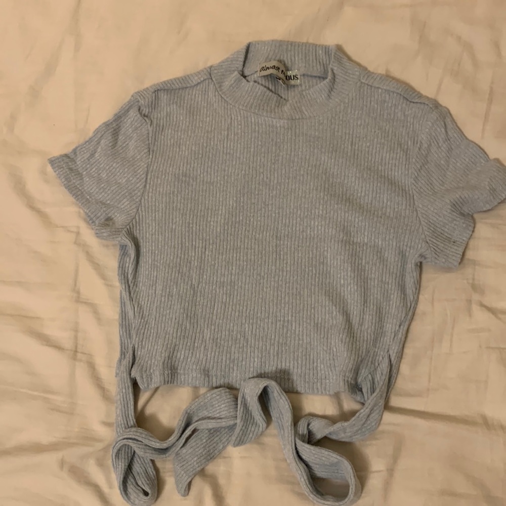 Baby blue top